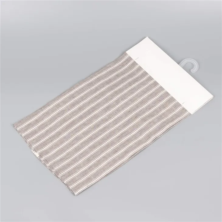 White Striped Natural Linen Fabric White Striped Natural Linen Fabric